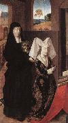 Petrus Christus Isabel of Portugal with St Elizabeth oil painting on canvas